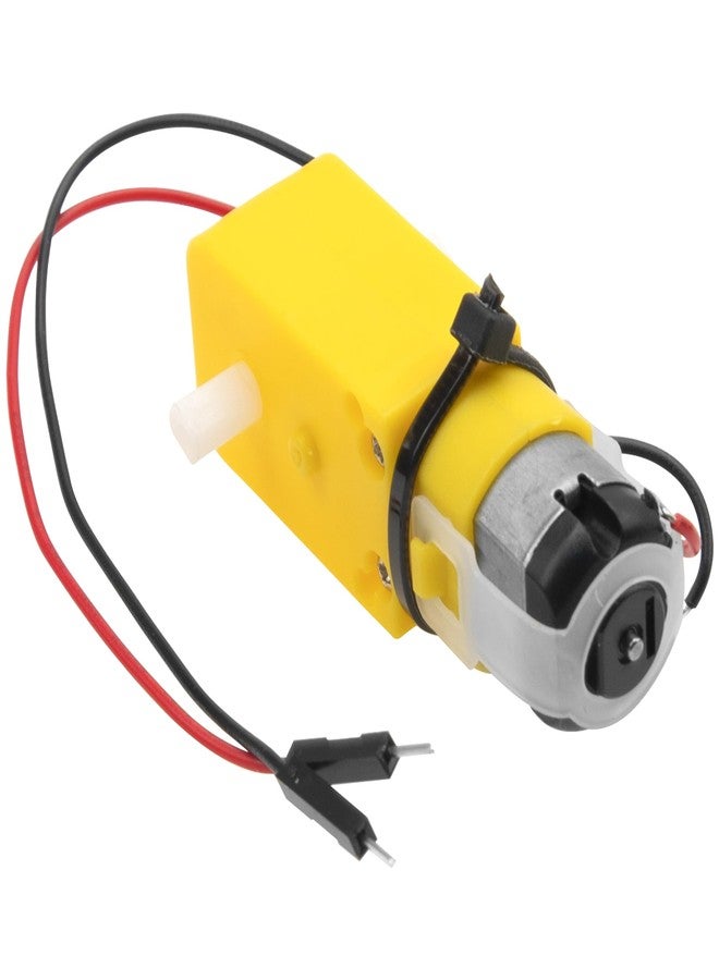 Vgoohobby 10Pcs Vgoohobby TT DC Gearbox Motor Dual Shaft 3-8V Gear Motors 200RPM Ratio 1:48 Shaft Motor with 2.54mm Wire for Arduino DIY Car Robot Toys - Image 5