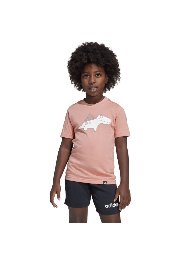 Adidas little kids adiraptor unisex graphic t-shirt - Image 3