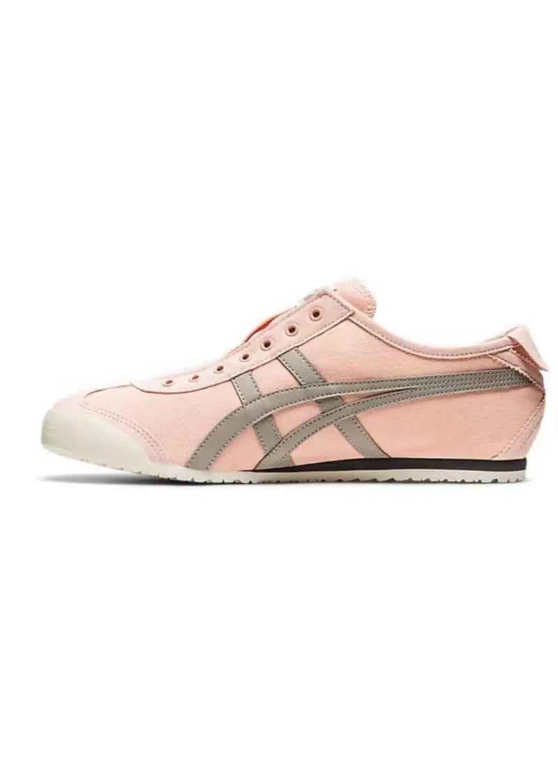 Onitsuka Tiger MEXICO 66 Slip-On Canvas Casual Shoes Pink/Grey  - Image 1