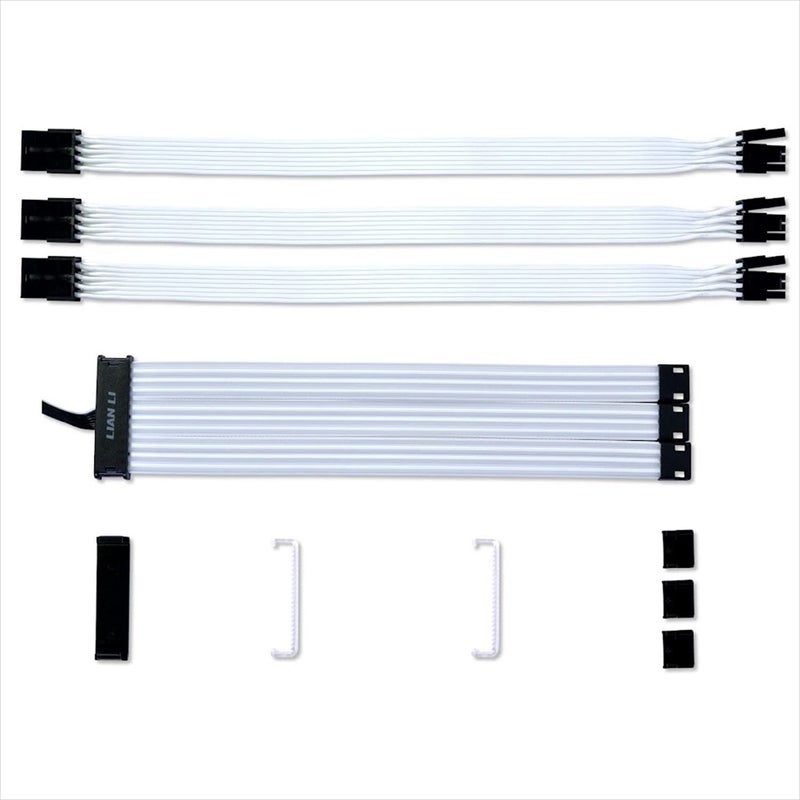 LIAN LI Strimer Plus 3X8 V2 163 Extension Cable for 3X8 Vga Pin - G89.Pw12-Pv2.in - White - Image 5