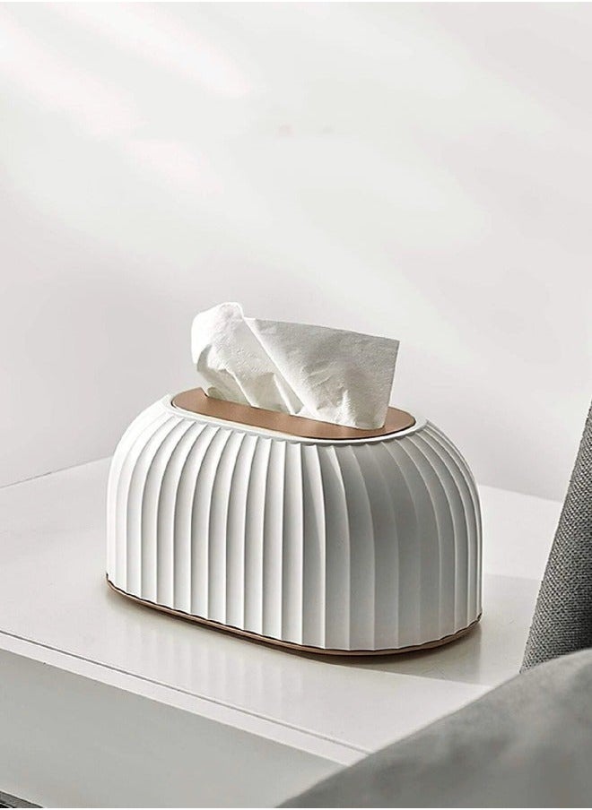 Bukela Automatic lifting tissue box, suitable for living room, dining room, coffee table, bedroom, bathroom, etc.  - Image 1