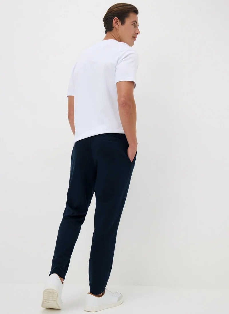 Matalan Navy Tapered Co Ord Joggers