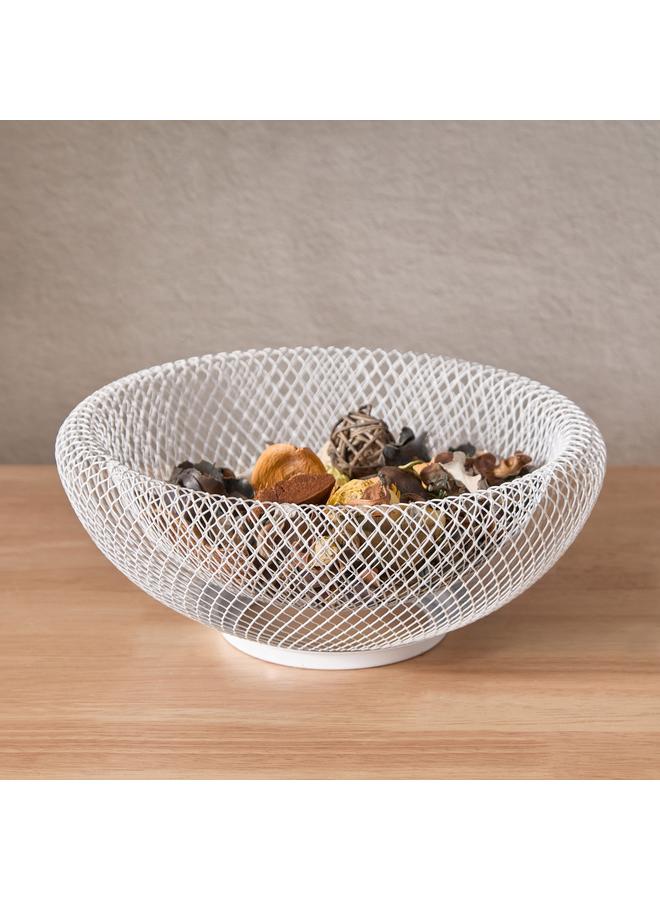 هوم بوكس سلة شبكية معدنية من سيرا - 24.5×24.5×10 سم - Image 1