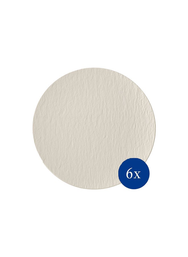 Villeroy & Boch 6-Piece Manufacture Rock Blanc Pizza Plate Set  - Image 1