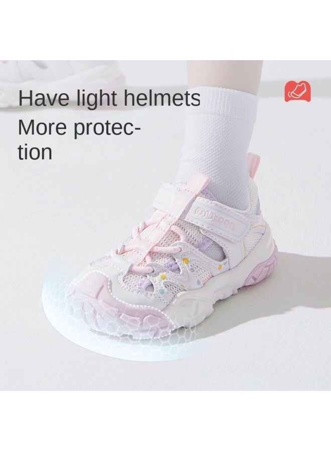 Shepherd Boy Summer Soft-sole Lightweight Anti-kick Children's Sports Sandals Outdoor Breathable Hollow-out Kids Shoes - Image 4