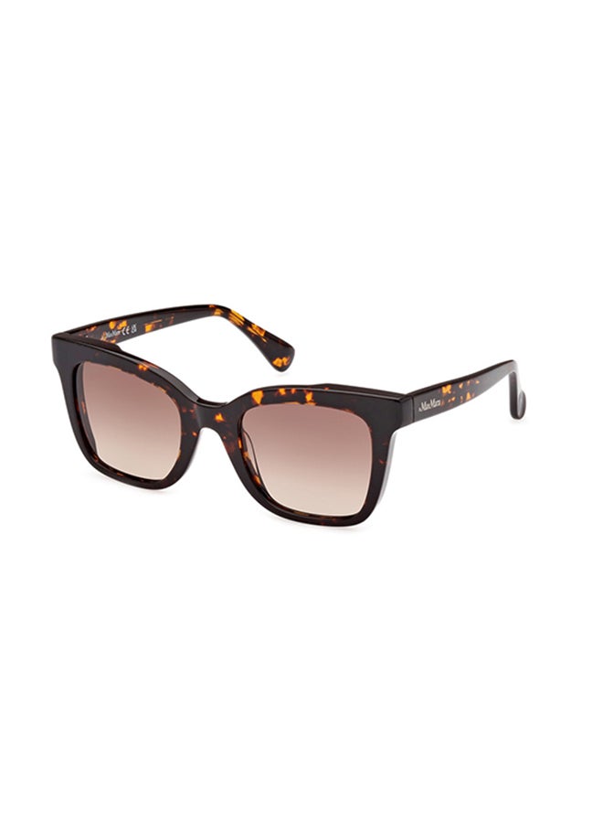 MaxMara Square Sunglasses For Women - Dark Havana - Image 1