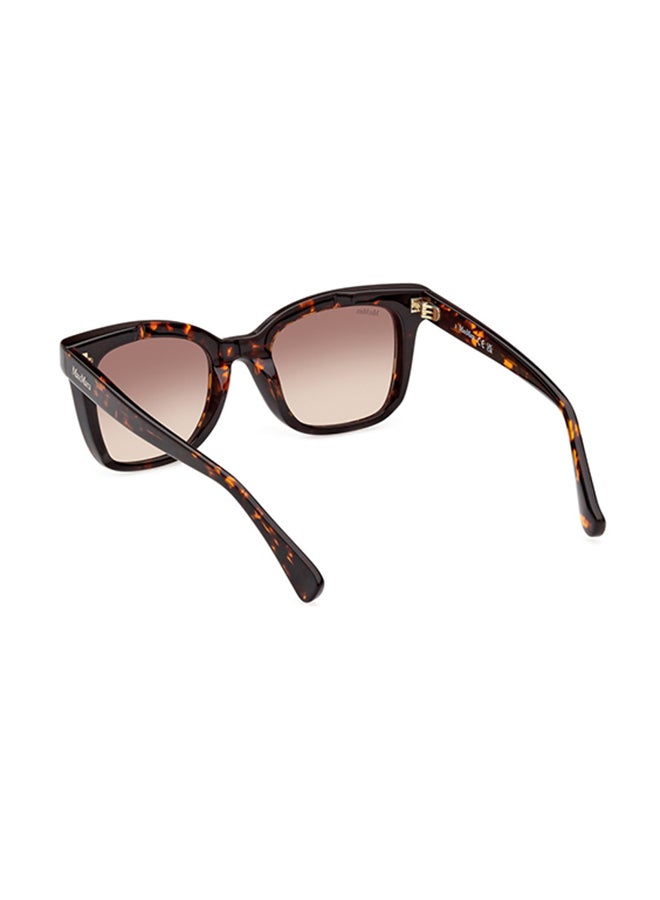 MaxMara Square Sunglasses For Women - Dark Havana - Image 4