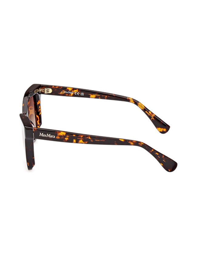 MaxMara Square Sunglasses For Women - Dark Havana - Image 2