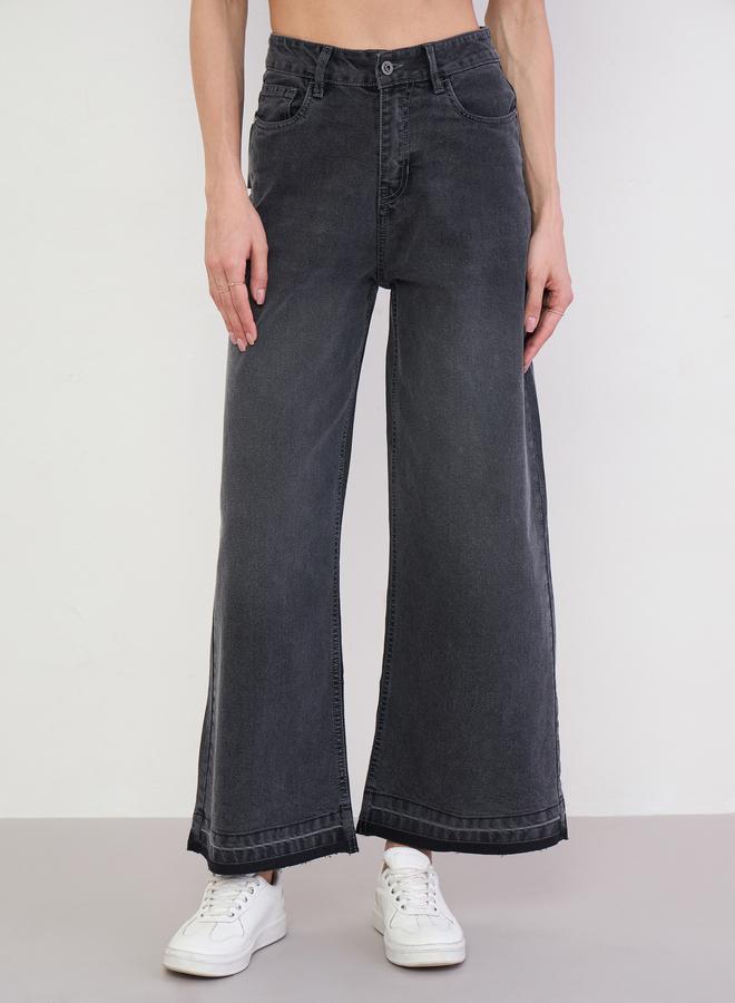 Styli Mid Rise Wide Leg Jeans - Image 2