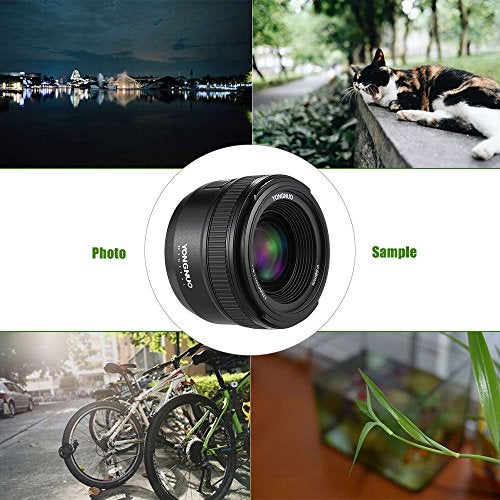 Yongnuo YN35mm F2N f2.0 Wide-Angle AF/MF Fixed Focus Lens F Mount for Nikon D7200 D7100 D7000 D5300 D5100 D3300 D3200 D3100 D800 D600 D300S D300 D90 D5500 D3400 D500 DSLR Cameras 35mm - Image 4