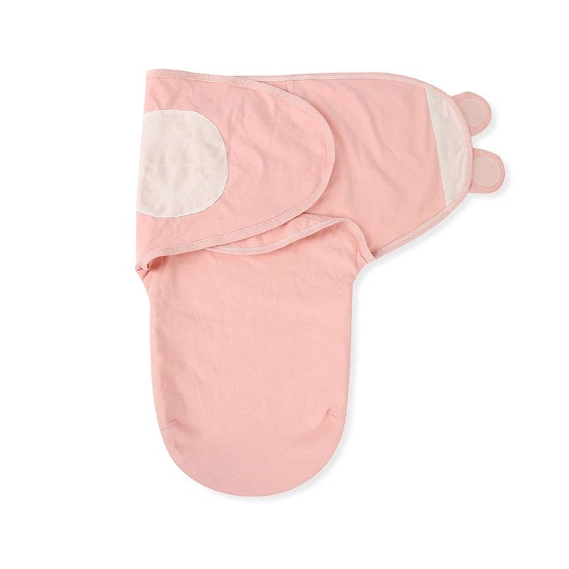 Bluejw 100% Cotton Baby Swaddle Sleeping Bag - Anti-Shock Swaddlers Bandage for Newborns & Infants - Four Seasons Single Layer - Image 1