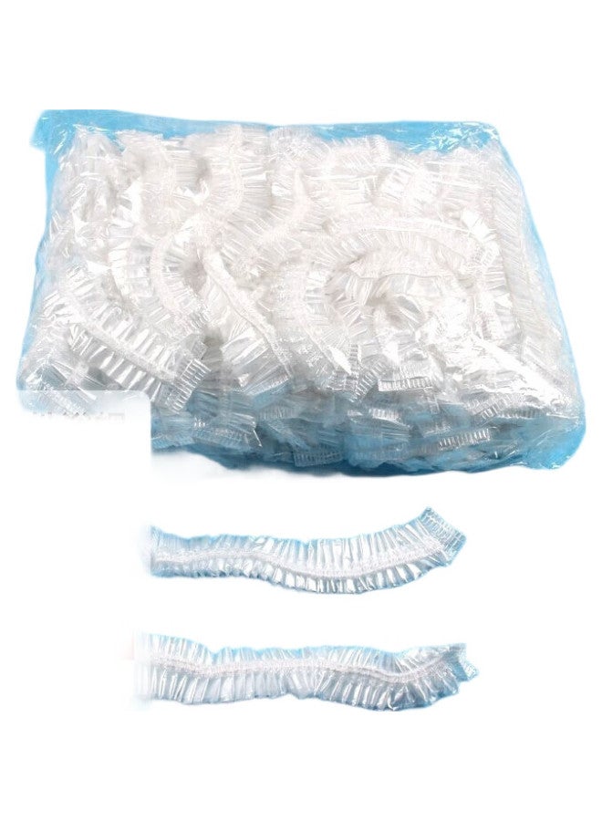 JAJALIN Disposable Shower Caps [100 Pack], Work Head Covers, Waterproof, Oil-Proof, Kitchen Basting Caps, Bathing And Shower Caps - Image 3