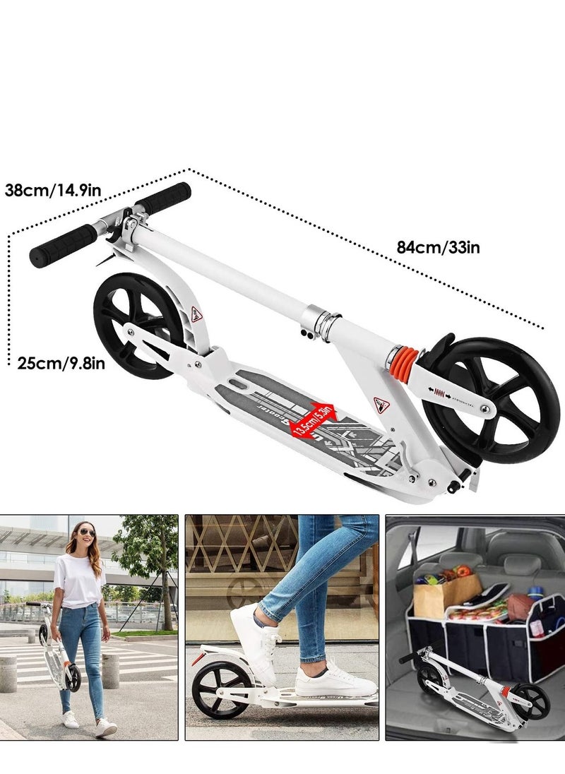 Generic Adult Scooter with Dual Suspension, Hight Adjustable Urban Scooter Folding  - Image 5