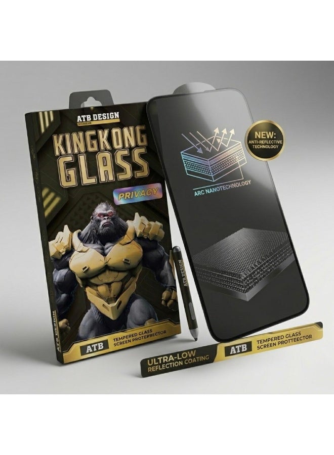 كينج كونج KingKong Privacy Glass – iPhone 15 Pro Max - Image 2