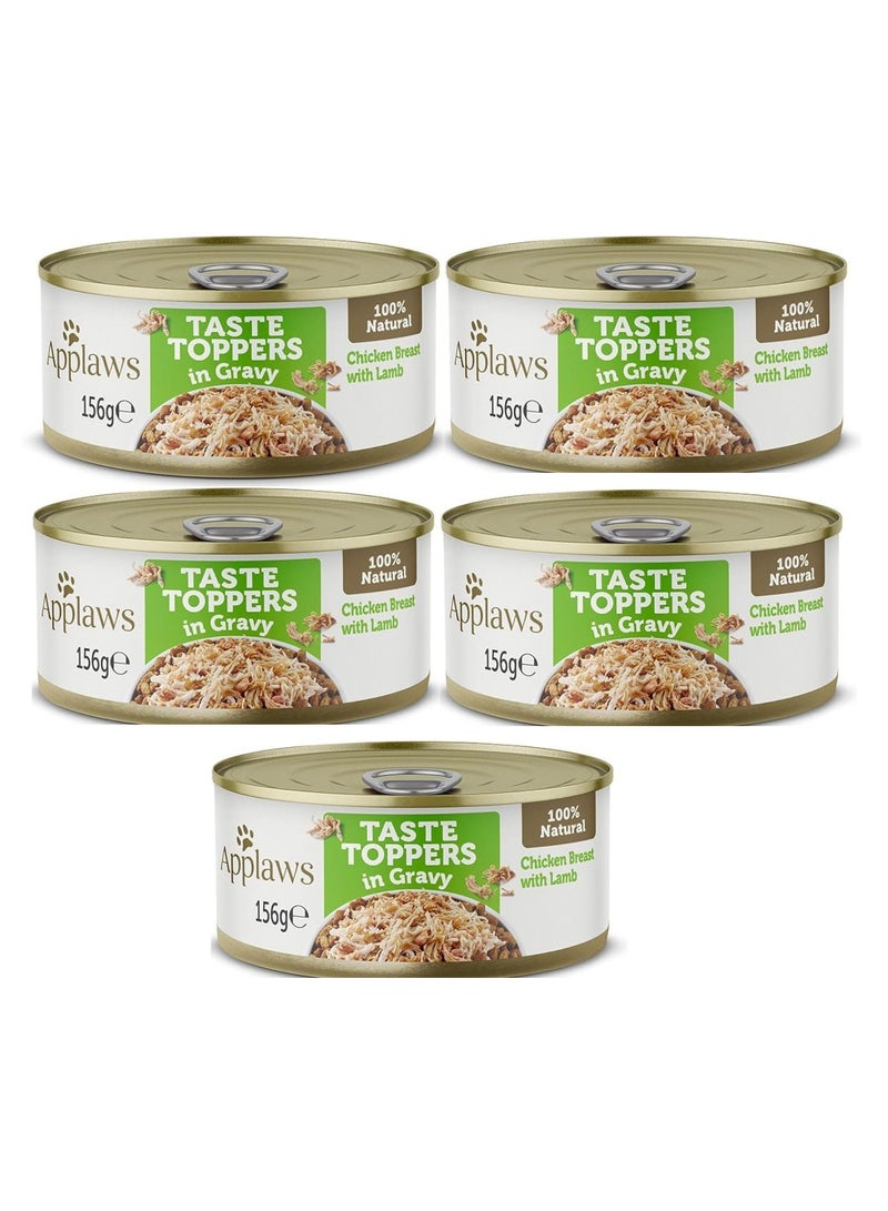 Applaws Taste Topper Stew Chicken Lamb Veg Mix With Dry Food Dog Tin 5X156g - Image 1
