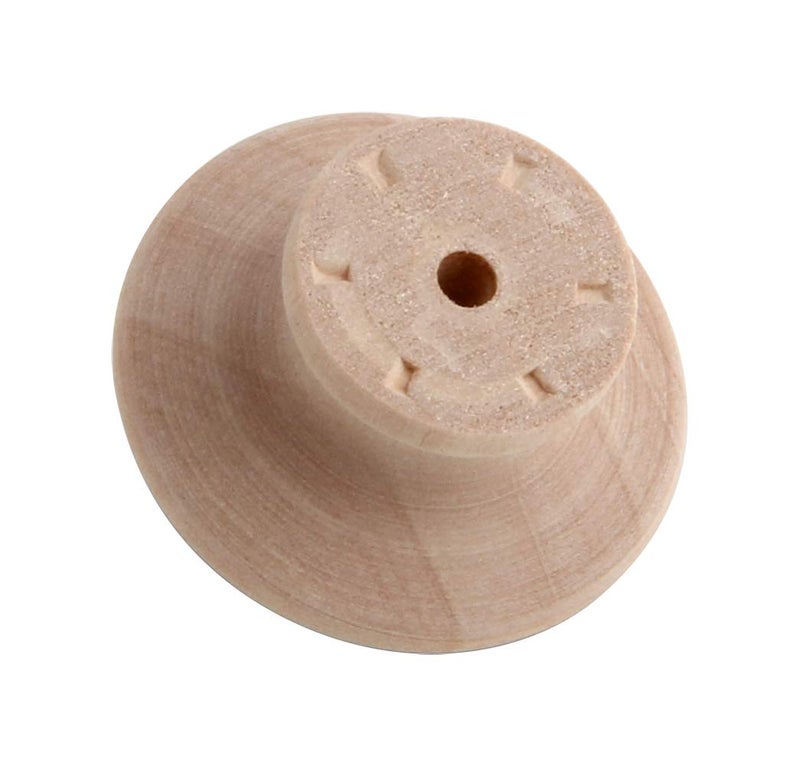 Silverline Round Wood Drawer Knob 1-1/2"", Unfinished Cabinet Pulls Handles Hardware For Drawer Wardrobe Dresser, 20 Pack - Image 5