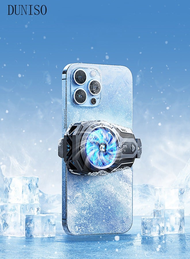 DUNISO Cooler Fan 15W Instant Heatdissipation Phone Cooler Semiconductor Heatsink Compatible with Mobile and Tab Cooling Fan for Gaming - Image 1