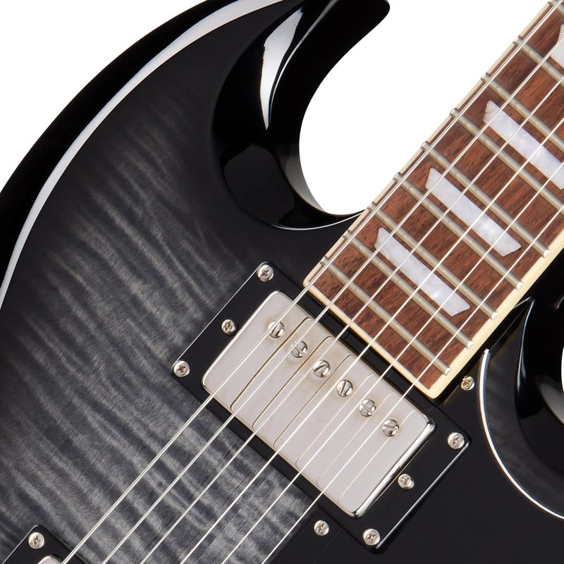 Epiphone SG Tribute Plus Electric Guitar, Ebony Burst - Image 3