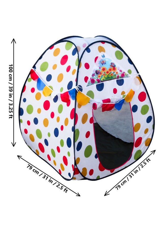 HomeCute Homecute Igloo Type Foldable Popup Kid's Play Tent House (Small Size Multi)  - Image 2