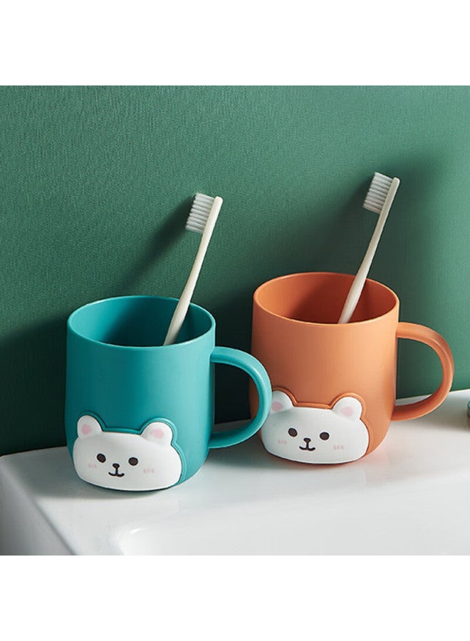 Doctor Ma Children's Mouthwash Cup, Toothbrush Cup For Infants, Baby Washing And Brushing Cup, Cute Cartoon Yellow H2101 - Image 4