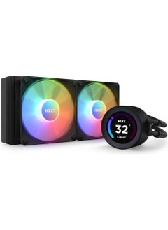 NZXT كراكن إليت 240 Rgb RL-KR24E-B1 مبرد سائل باللون الأسود لمعالج 240MM  - Image 1