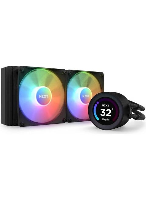 Kraken Elite 240 Rgb RL-KR24E-B1 240MM Black Processor Liquid Cooler