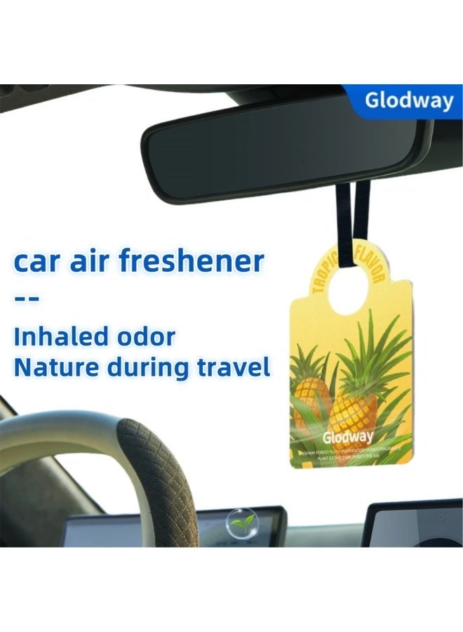 Glodway Tropical flavor Air Fresheners Car Fragrance Diffuser Card Pendant - Image 1