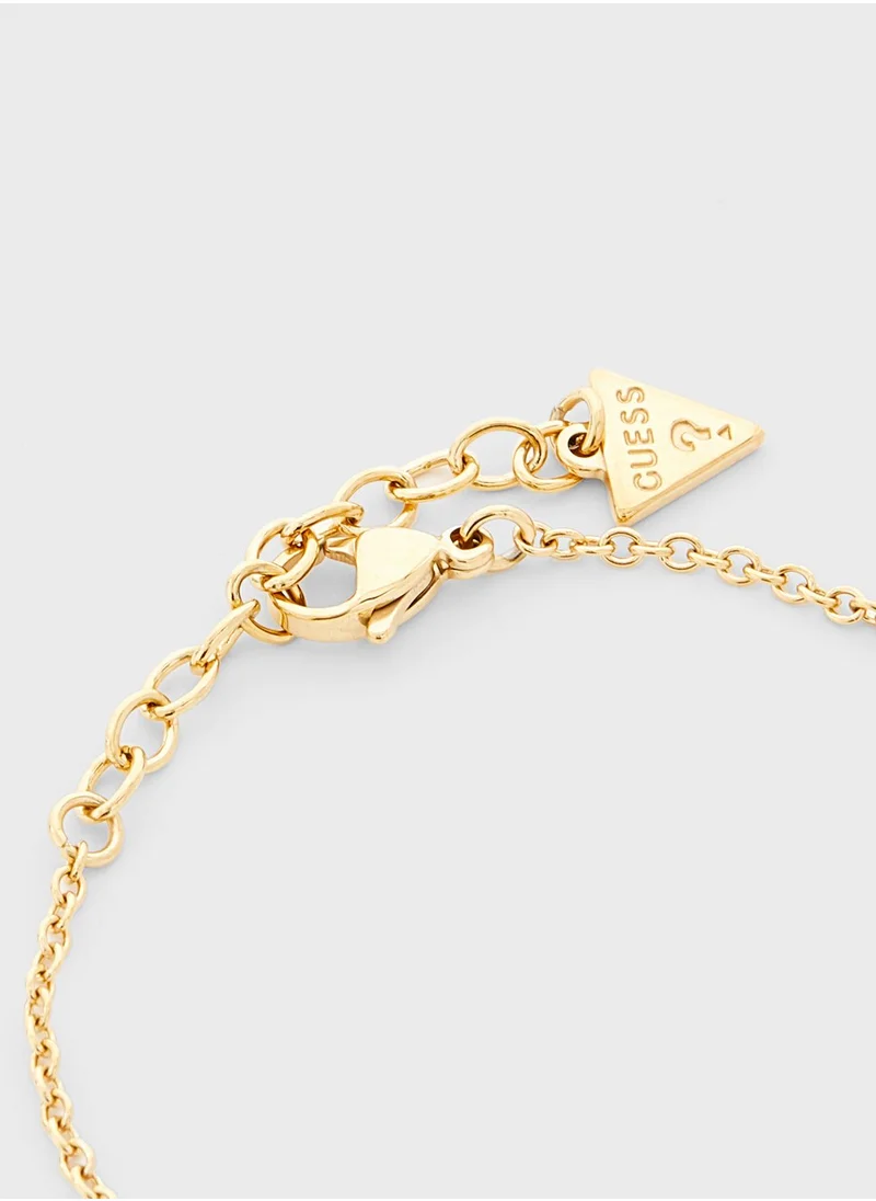 GUESS Multi Hearts Charm Bracelet