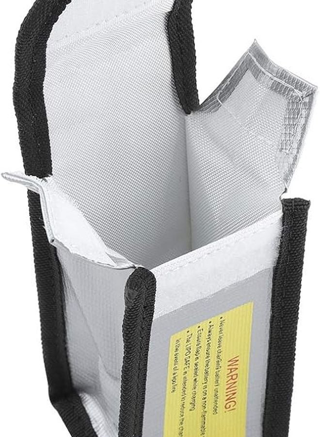 Fireproof Battery Storage Bag Flame Retardant Fiberglass 6 5x5x12 5cm For Lipo Charging - Image 4