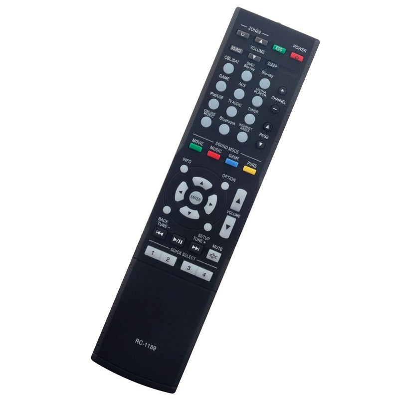 ZdalaMit جهاز تحكم عن بعد بديل RC-1189 مناسب لجهاز استقبال Denon AV AVR-S710W AVR-S720W AVR-X1200W AVR-S700W AVR-X1100W AVR-X1300W - Image 2