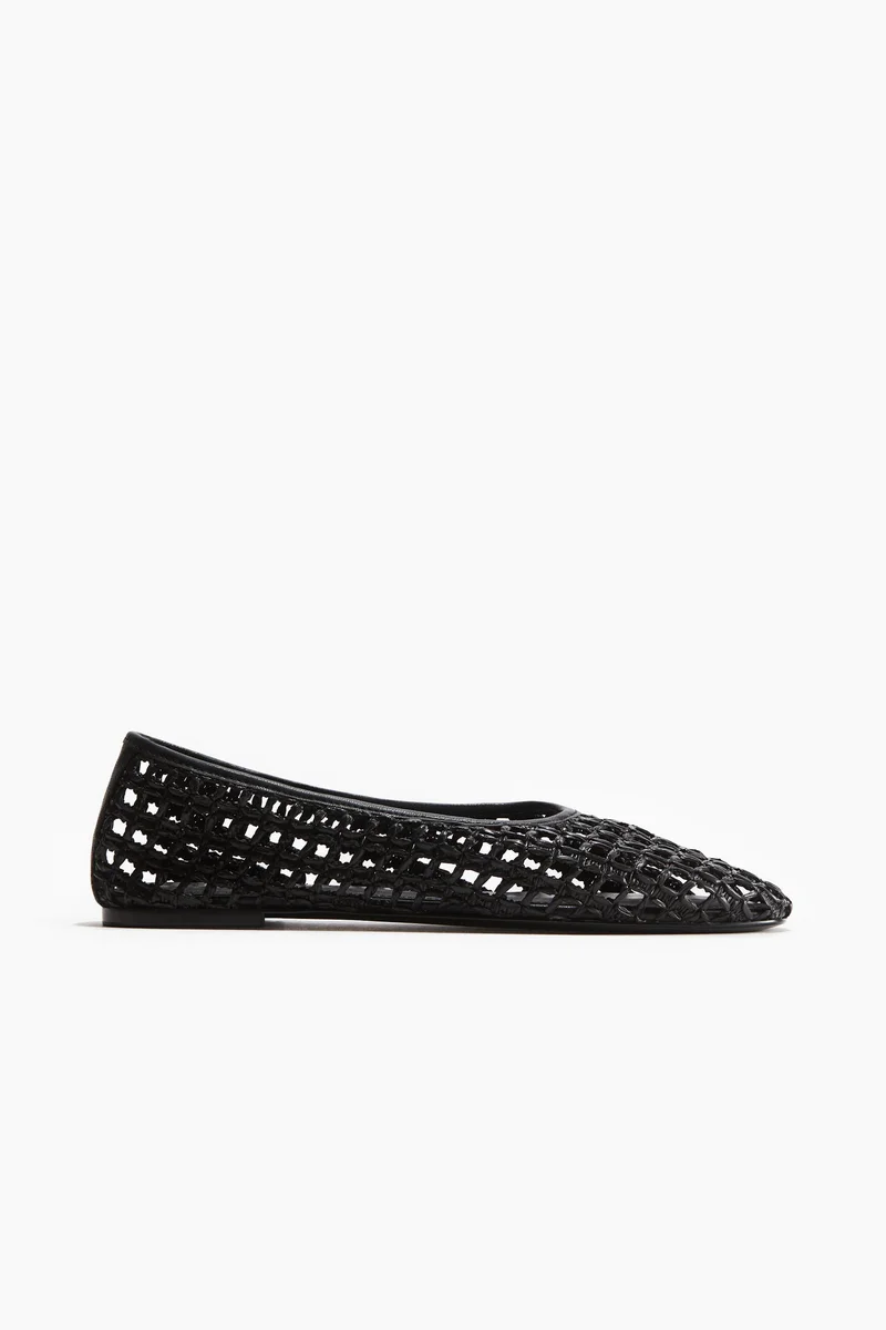 H&M Straw ballet flats