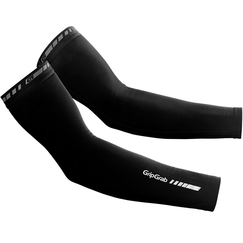 GripGrab Classic Thermal Cycling Arm Warmers Anti-Slip Warm Cycling Arm Sleeves Autumn Winter Fleece Biking Arm Warmer - Image 1