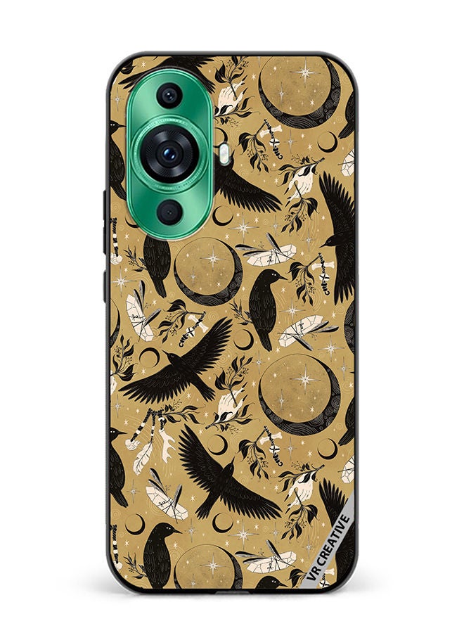 VR CREATIVE Protective Case Cover For Huawei nova 11 Pro Bird Catcher Design Multicolour - Image 1