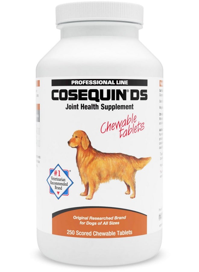 Nutramax Laboratories Nutramax Cosequin DS Joint Health Supplement for Dogs - With Glucosamine and Chondroitin, 250 Chewable Tablets  - Image 1