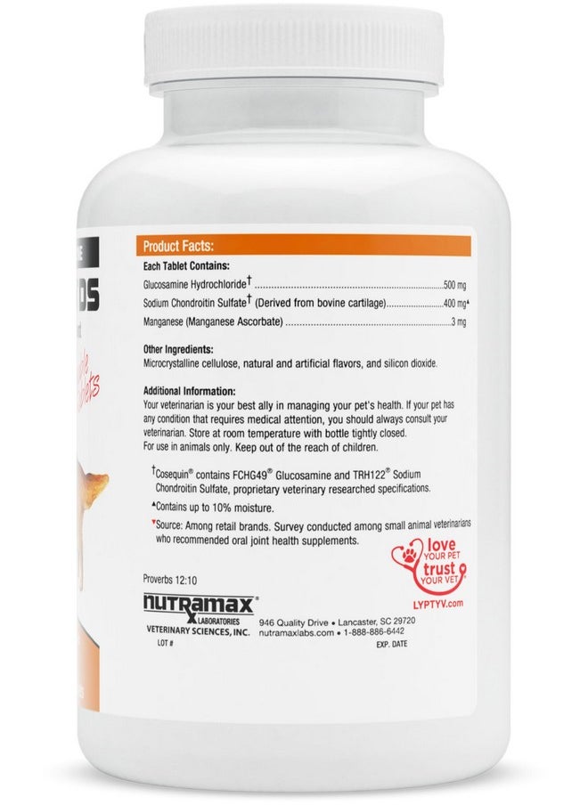 Nutramax Laboratories Nutramax Cosequin DS Joint Health Supplement for Dogs - With Glucosamine and Chondroitin, 250 Chewable Tablets  - Image 2