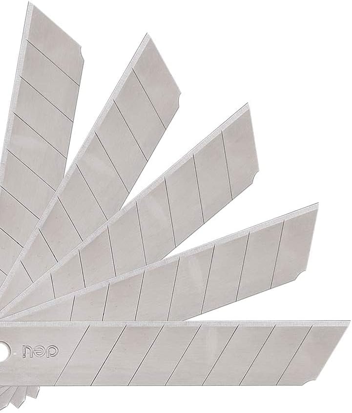 Deli E2011 Cutter Blade with Easy Access PP Box - 10 Pieces - Image 3
