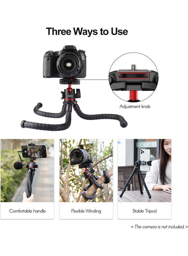 NIBEMINENT Multifunctional Flexible Mini Octopus Tripod Black  - Image 5