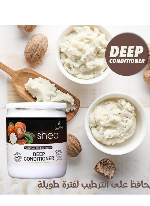 Bio Soft Deep Conditioner with Shea Butter to moisturize dry hair