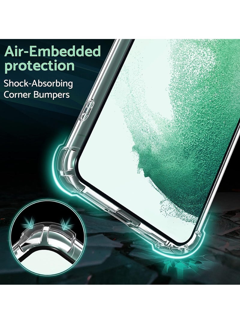 MIGOFAST Galaxy S22 Ultra Case, Clear Magnetic Case with Built-in Magnets Compatible with MagSafe, Crystal Clear Slim Soft TPU Cover for Samsung Galaxy S22 Ultra 6.8"- Clear - Image 3