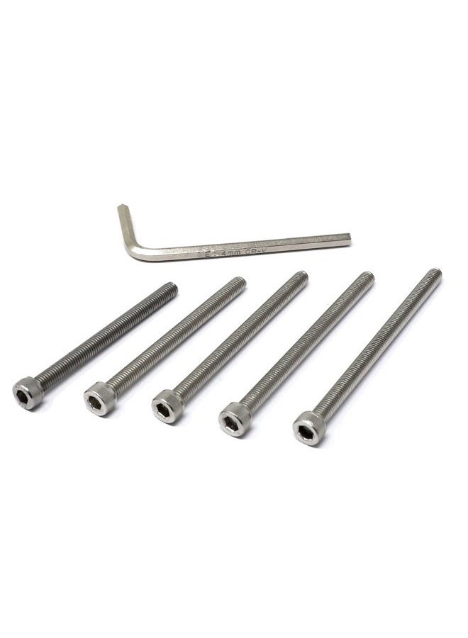 iExcell 25 Pcs M5 x 60mm/65mm/70mm/75mm 80mm Stainless Steel 304 Hex Socket Head Cap Screws Bolts Assortment Kit - Image 3