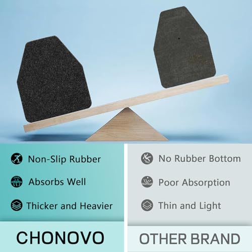 CHONOVO Urinal Mats 12 Pack Urinal Pads Urinal Floor Mats for Men Bathroom Commerical Disposable Non-Slip Rubber Backing Washable Urinals Mat Eliminating Odor 17.7" x 20.5"(6 Pcs Black 6 Pcs Dark Grey) - Image 4