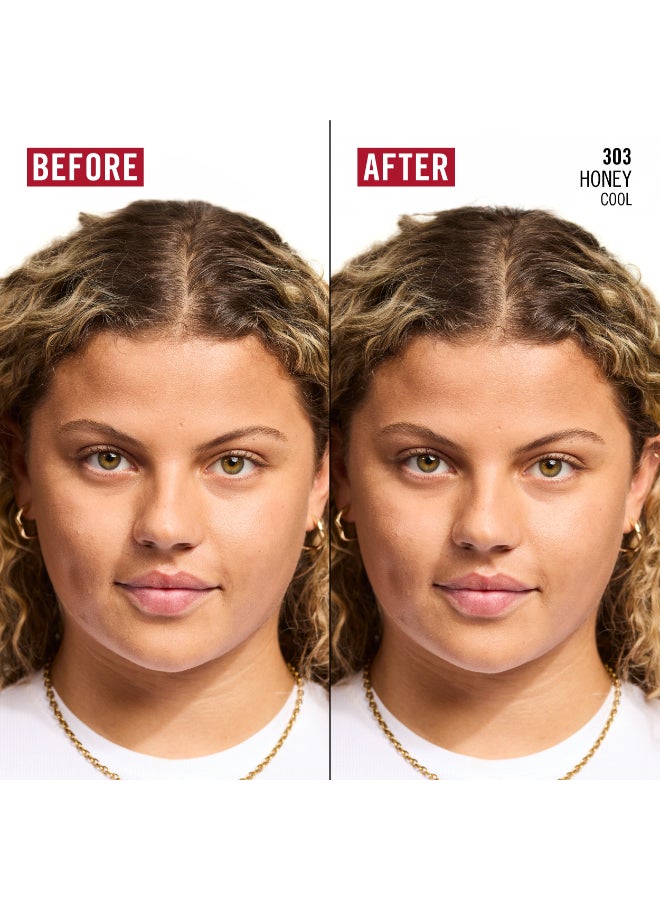 ريميل لندن صبغة البشرة غير اللامعة من Kind And Free Blur It Out - 303 - عسل ذهبي، 30 مل - Image 5
