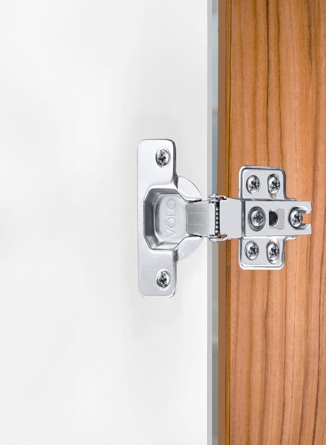 Volo European Style Steel Auto Concealed Cabinet Hinges (Pack of 5 Sets), 15* Crank- Inset - Image 5