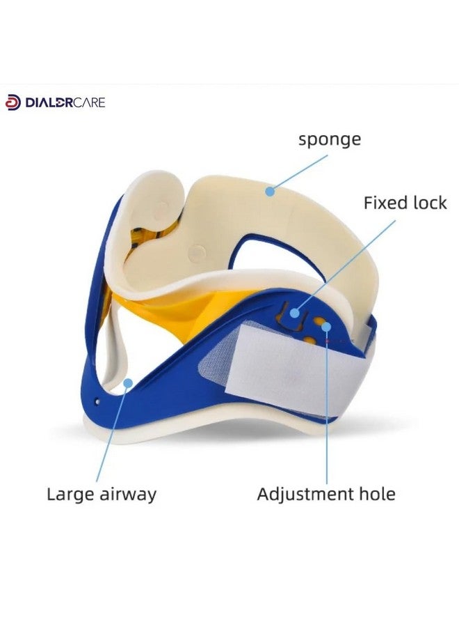 DIALDRCARE دعامة الرقبة القابلة للتعديل من ديلدر كير لتخفيف آلام العمود الفقري والضغط، مناسبة لليوغا، المنزل، المكتب، مقاس واحد - Image 2