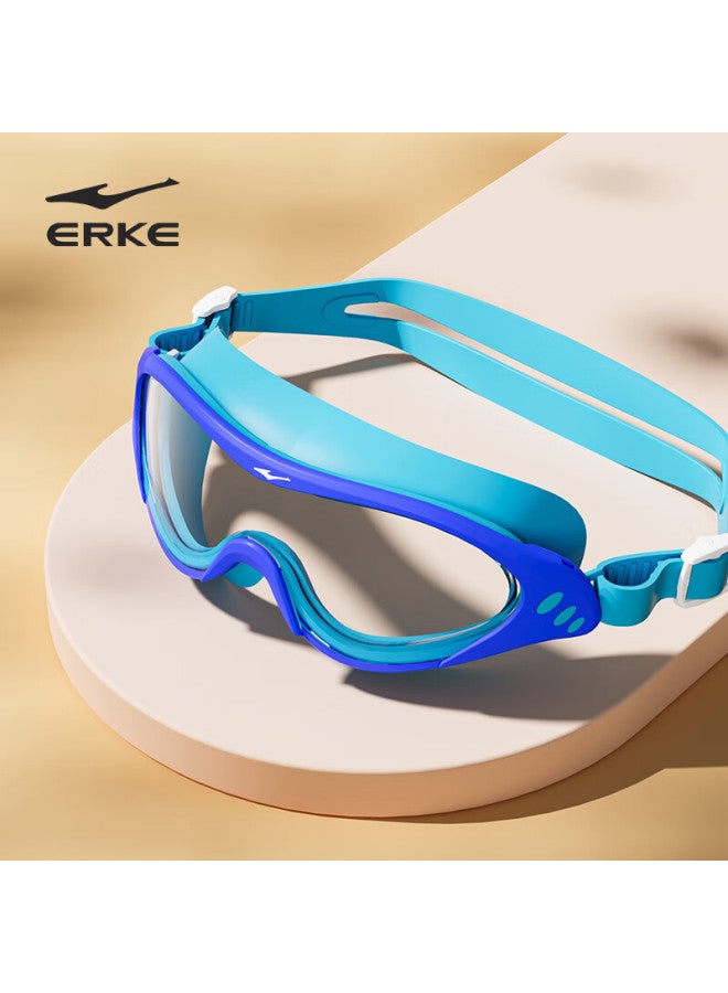 Erke Children's Large Frame Swimming Goggles, High-definition Anti-fog Anti-reflective, Swimming Diving Beginner Equipment, Protective Eyewear, Pink And Blue - Image 4