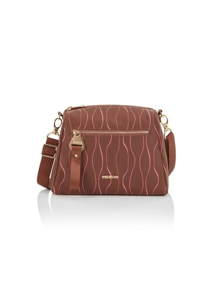AMERICAN TOURISTER American Tourister Alizee Day Crossbody Bag - Dark Brown Guava - 1 Year Global Warranty  - Image 1