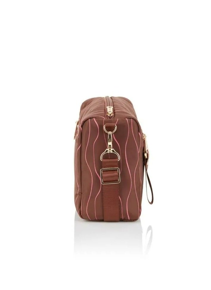 AMERICAN TOURISTER American Tourister Alizee Day Crossbody Bag - Dark Brown Guava - 1 Year Global Warranty  - Image 3