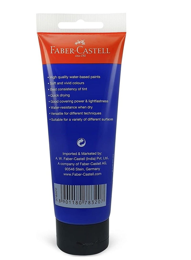 FABER-CASTELL طلاء أكريليك 120 مل أزرق بحري - Image 2