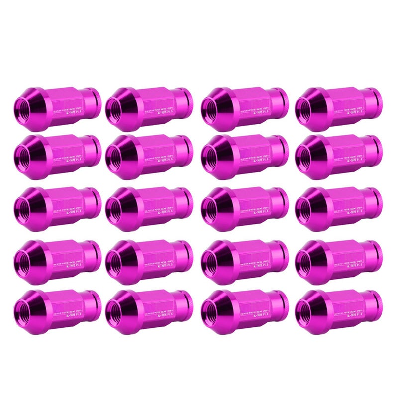 Car Tire Screw Racing Wheel Aluminum Nut M12X1.5 (Purple) - Image 1