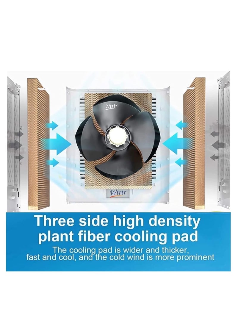 Wtrtr - Wtrtr 80L Air cooler. Evaporative Air Cooler, Equipped with Ice Box Technology, 3 Wind Speed| Left, Right, Up and Down Swing, Ideal for Home and Office - Image 1